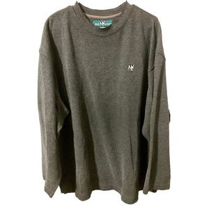 Big Dogs Sweater Mens XL Extra Large Dark Gray Sweatshirt Pullover Casual.